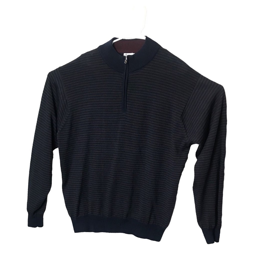 Peter Millar 1/4 Zip Wool Sweater SZ XXL